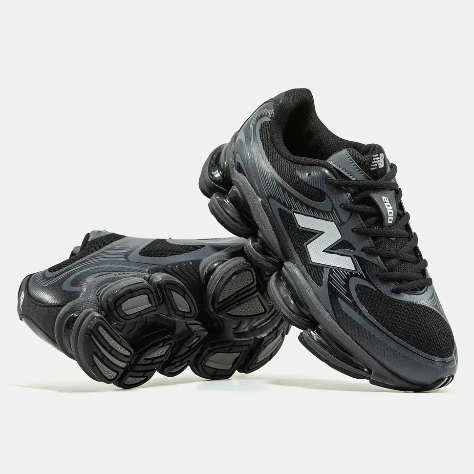 New Balance 2000 Black Silver, 40