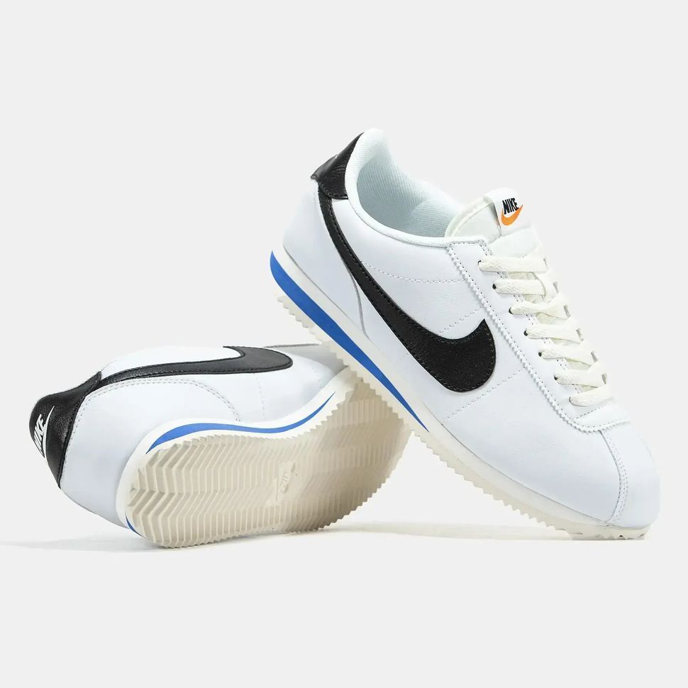 Nike Cortez White Black Blue