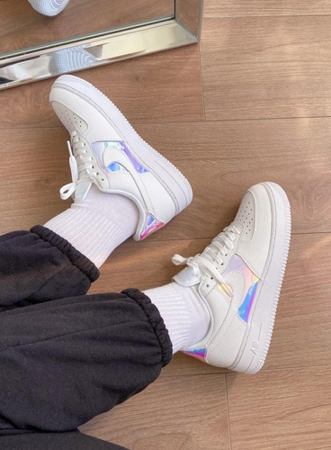 Кросівки Nike Air Force 1 Low White Silver 7581 фото
