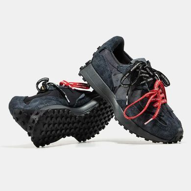 New Balance 327 Black Red/Black Laces