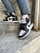 Nike Air Jordan Retro 1 High Black White 5762 фото 2