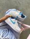 Кросівки Nike Air Force 1 Mini Swoosh Blue 7391 фото 10