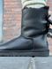 Зимові чоботи Ugg Bailey Bow II Boot Black Leather 9988 фото 10