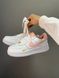 Кросівки Nike Air Force 1 Mini Swoosh Peach 5974 фото 7