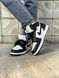 Nike Air Jordan Retro 1 High Black White 5762 фото 4