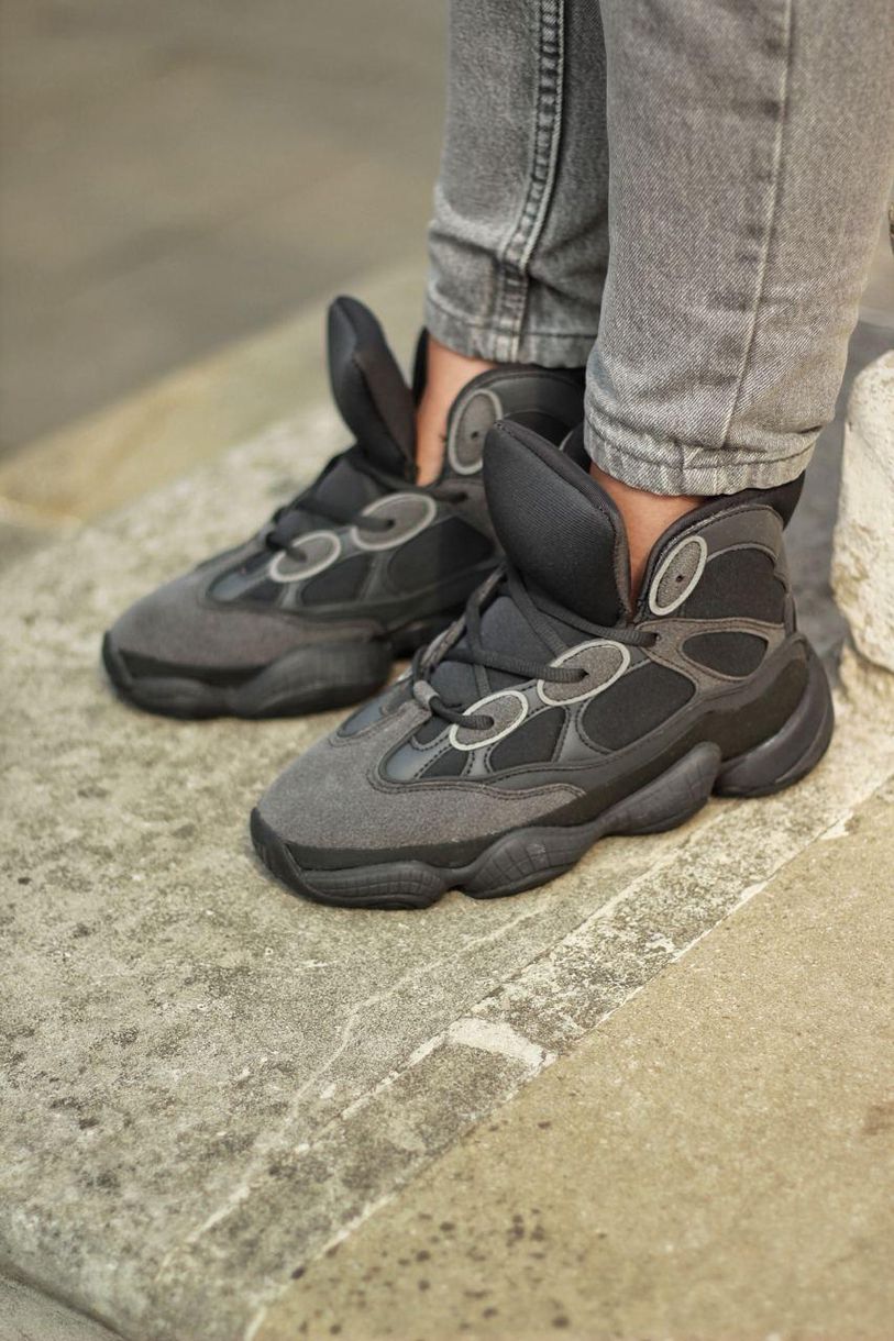 Кроссовки Adidas Yeezy Boost 500 Hight Utility Black 7036 фото