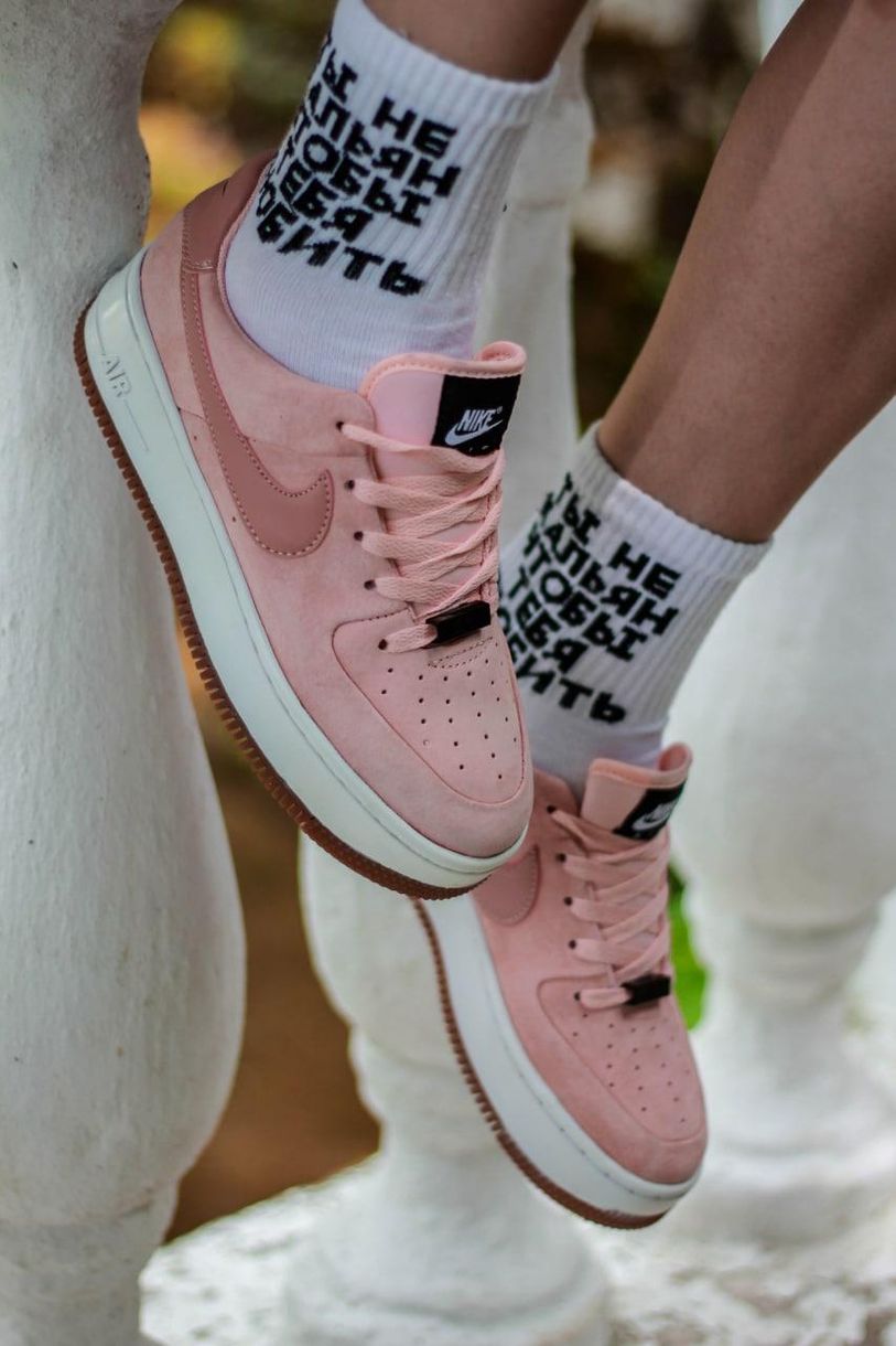 Кроссовки Nike Air Force 1 Sage Pink White 1 367 фото
