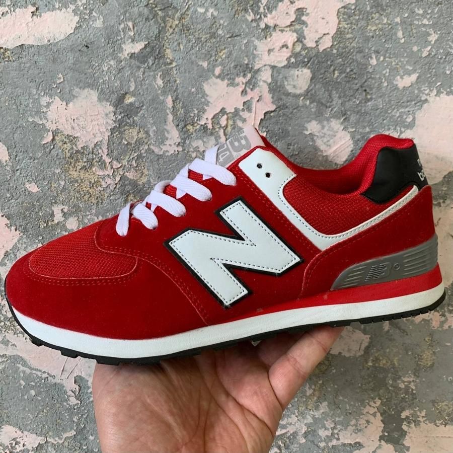 Кросівки New Balance 574 Red White 2.0 6763 фото