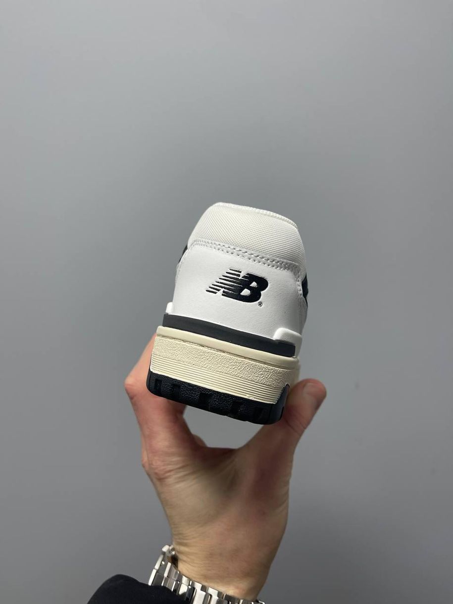 Кросівки New Balanve 550 White Black Grey Logo 4604 фото