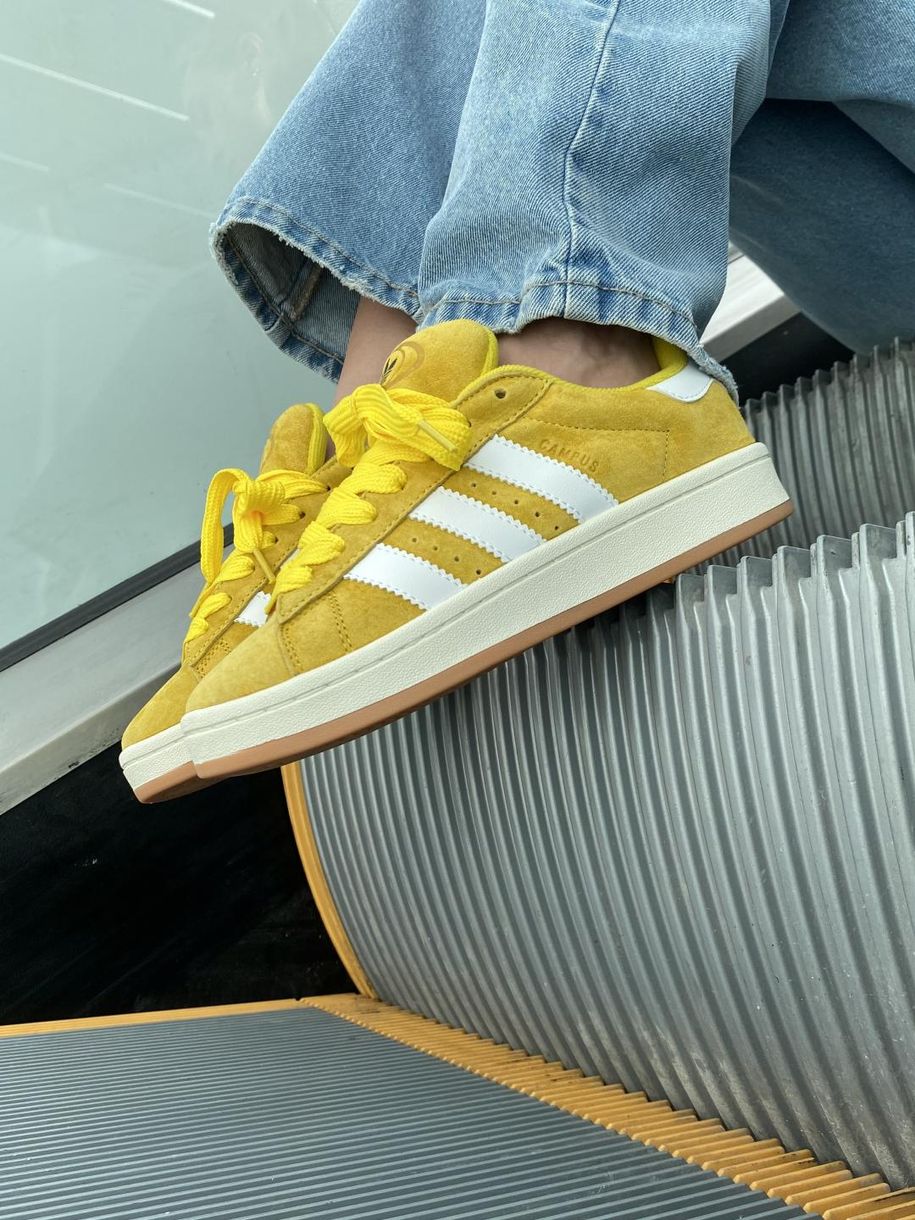 Кросівки Adidas Campus Yellow 9413 фото