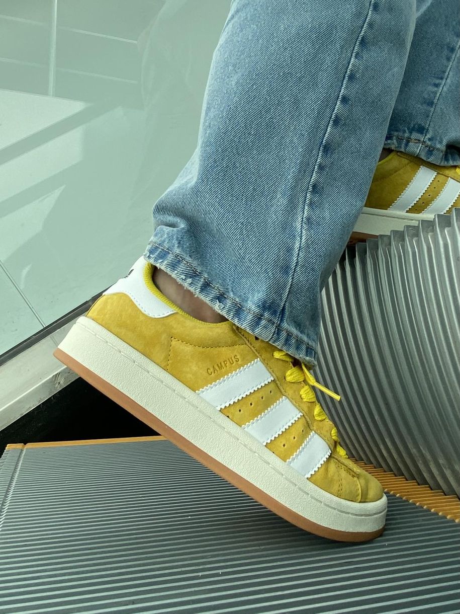 Кросівки Adidas Campus Yellow 9413 фото