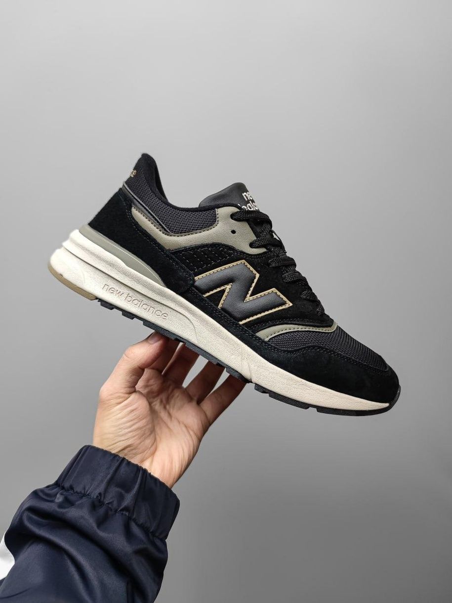 Кроссовки New Balance 997 Black / Haki 10883 фото