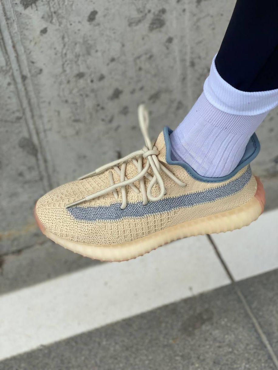 Кросівки Adidas Yeezy Boost 350 V2 Yellow Linen 3060 фото