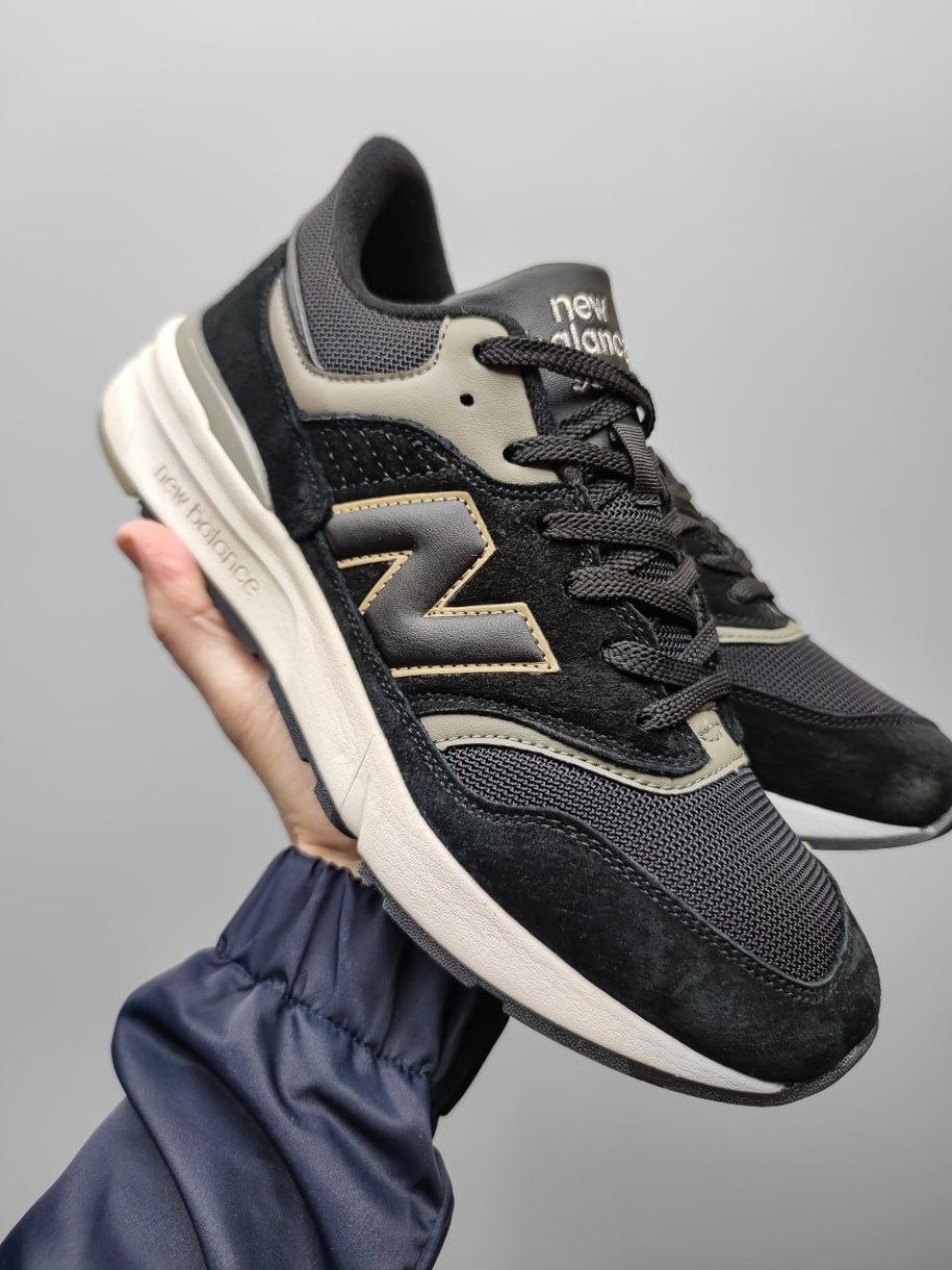 Кроссовки New Balance 997 Black / Haki 10883 фото