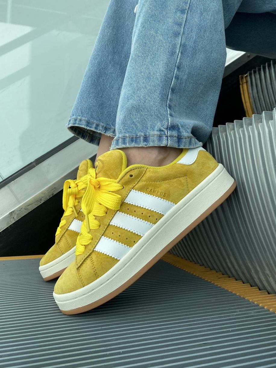 Кросівки Adidas Campus Yellow 9413 фото