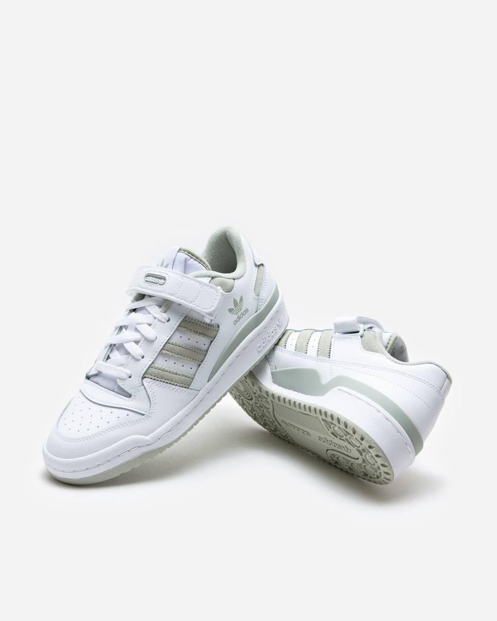 Кросівки Adidas Forum Low White Green v2 5856 фото