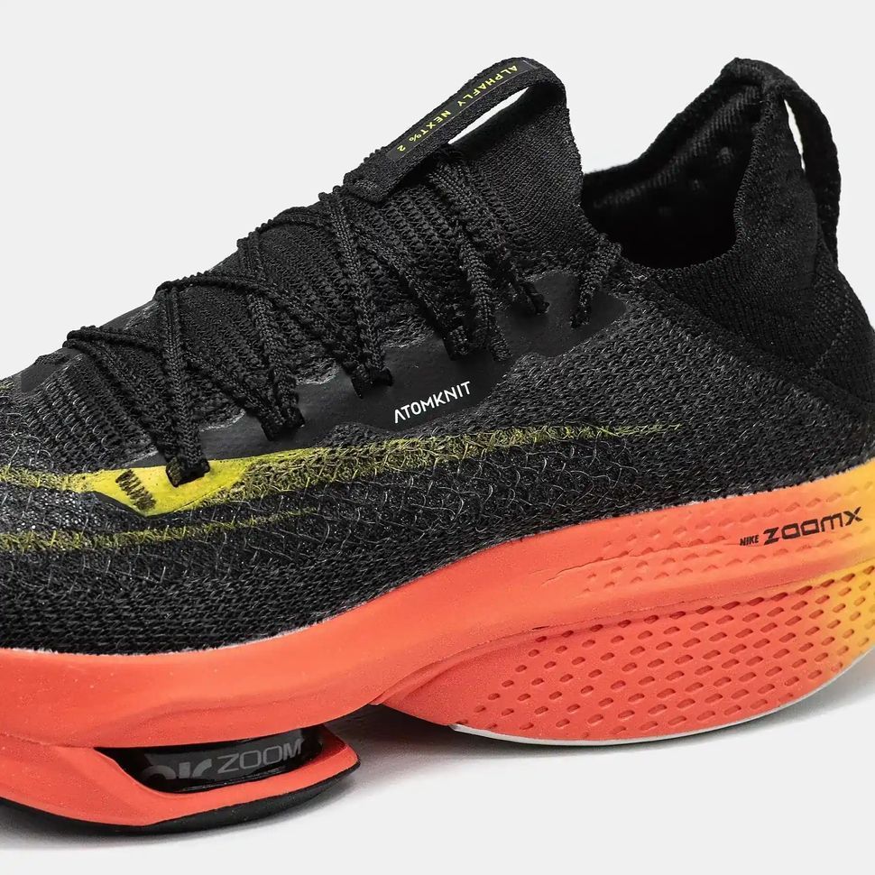 Nike Air Zoom Alphafly 2 Black Yellow Sunset Gradient