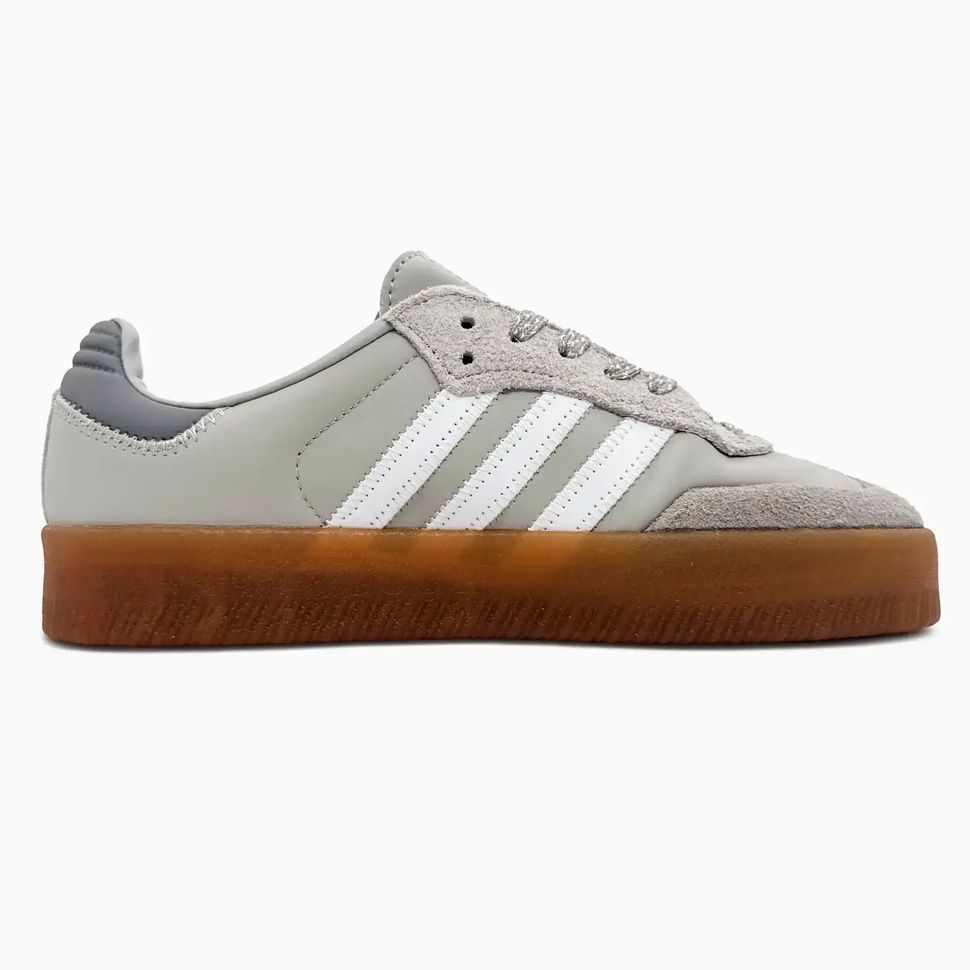 Adidas Samba Platform Grey White Gum, 36