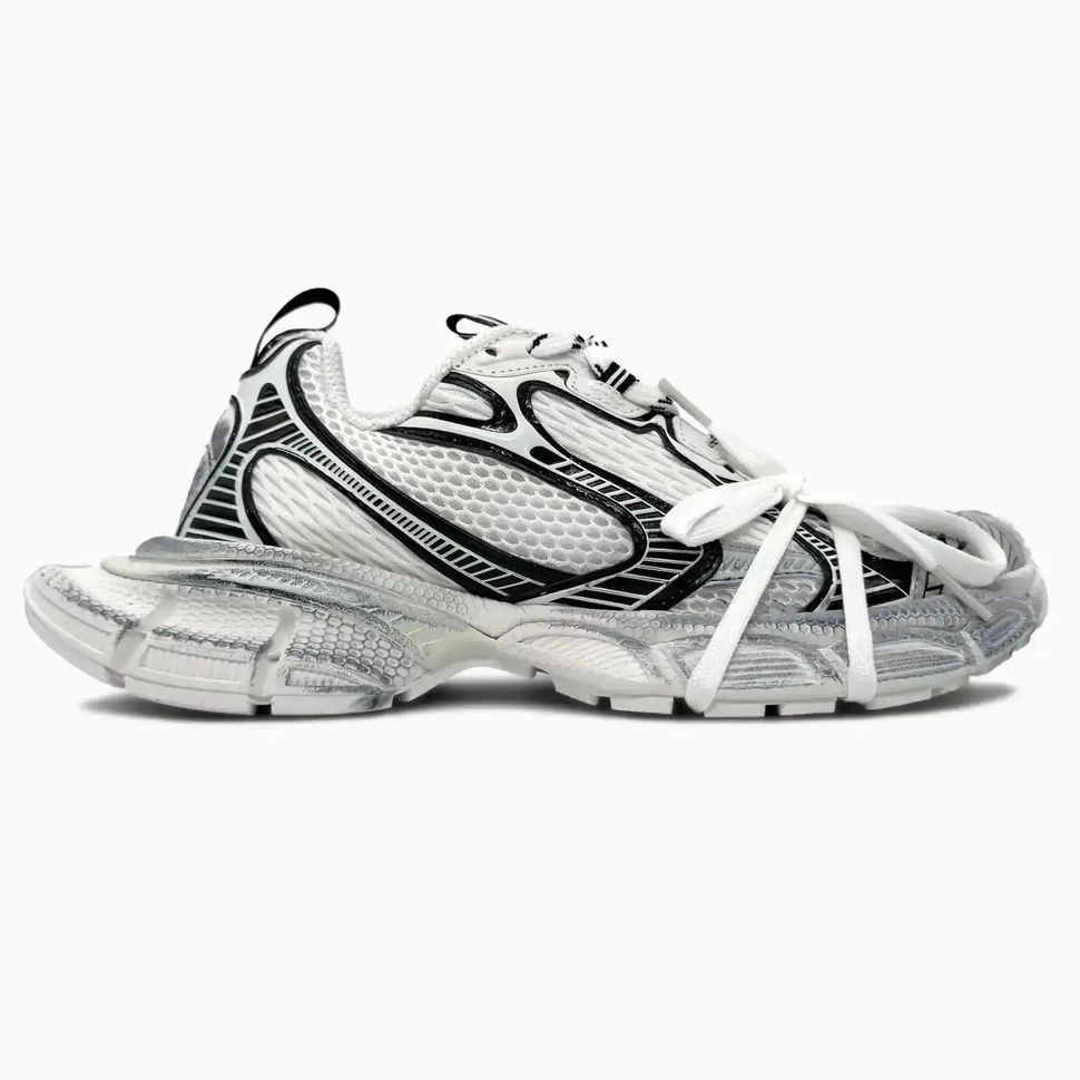 Balenciaga 3XL Mesh White Black