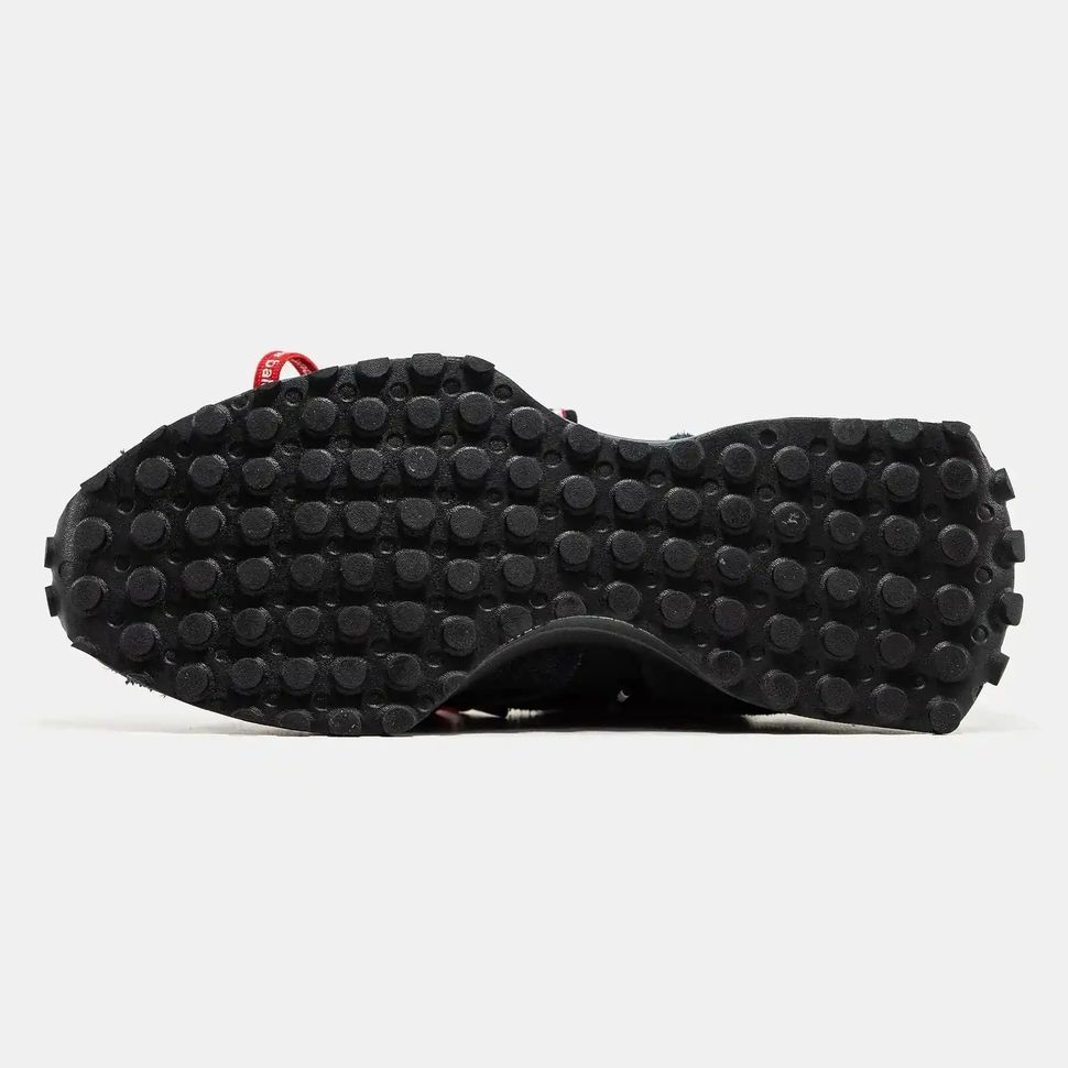 New Balance 327 Black Red/Black Laces