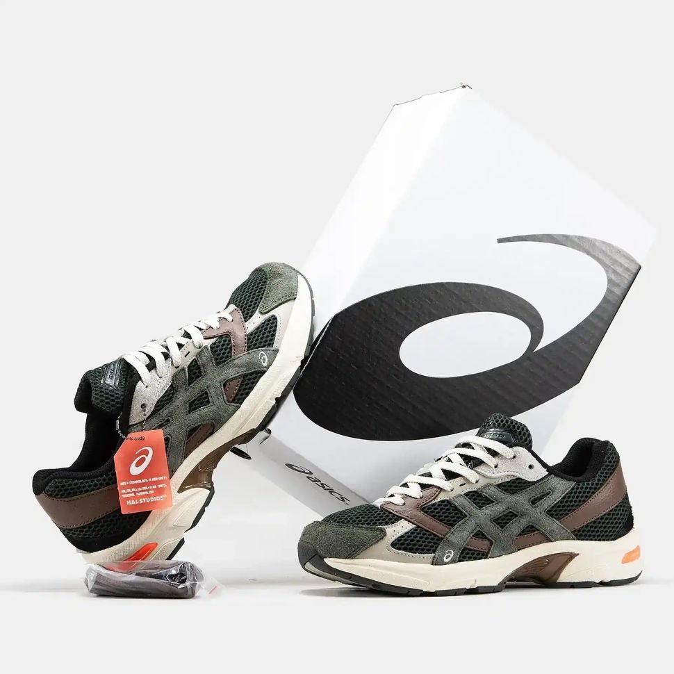 Asics Gel-1130 x Hal Studio Forest Green Brown