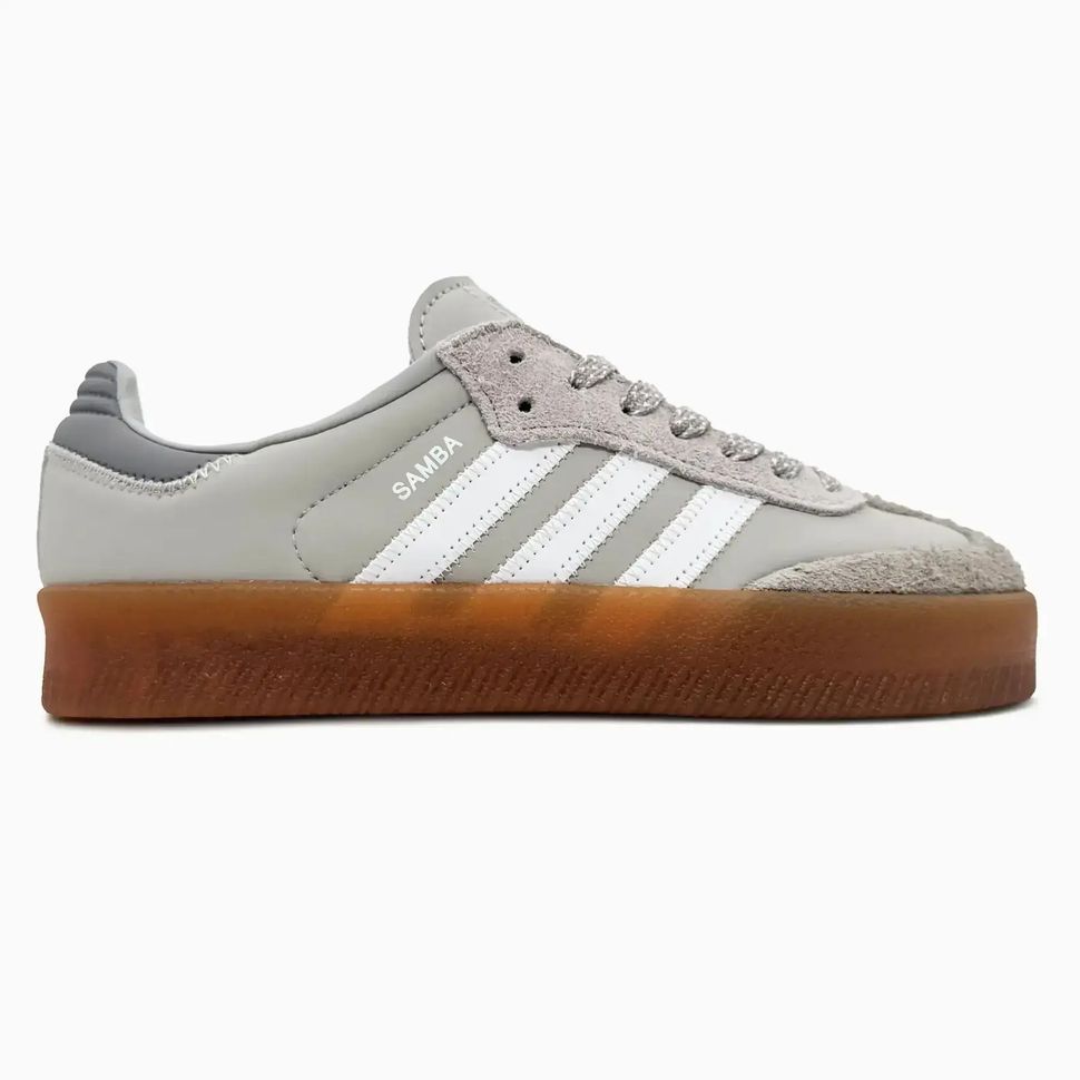 Adidas Samba Platform Grey White Gum, 36