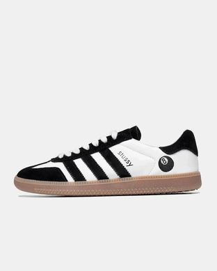 Adidas Samba x St&uuml;ssy 8 Ball Black White