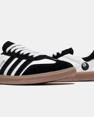 Adidas Samba x St&uuml;ssy 8 Ball Black White