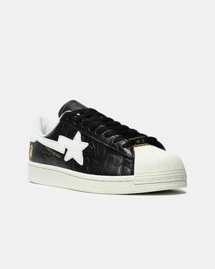 Adidas Superstar x A Bathing Ape Black White, розмір 44