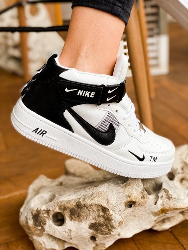 Кросівки Nike Air Force 1 High Black White TM 54 фото