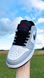 Баскетбольні кросівки Nike Air Jordan Retro 1 Low Grey Black v2 8157 фото 3