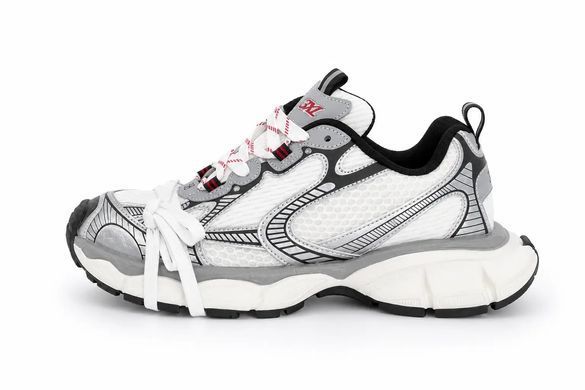 Balenciaga 3XL White Grey Red, 36