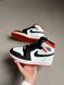 Баскетбольные кроссовки Nike Air Jordan 1 Retro Black Orange 7005 фото 10