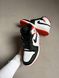 Баскетбольные кроссовки Nike Air Jordan 1 Retro Black Orange 7005 фото 4