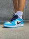 Баскетбольні кросівки Nike Air Jordan 1 Retro Low University Blue 7386 фото 1