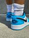 Баскетбольні кросівки Nike Air Jordan 1 Retro Low University Blue 7386 фото 4