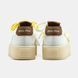 Miu Miu Platform Sneakers White Brown Yellow