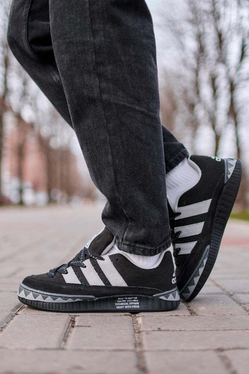 Кроссовки Adidas Adimatic Neighborhood Black White 10090 фото