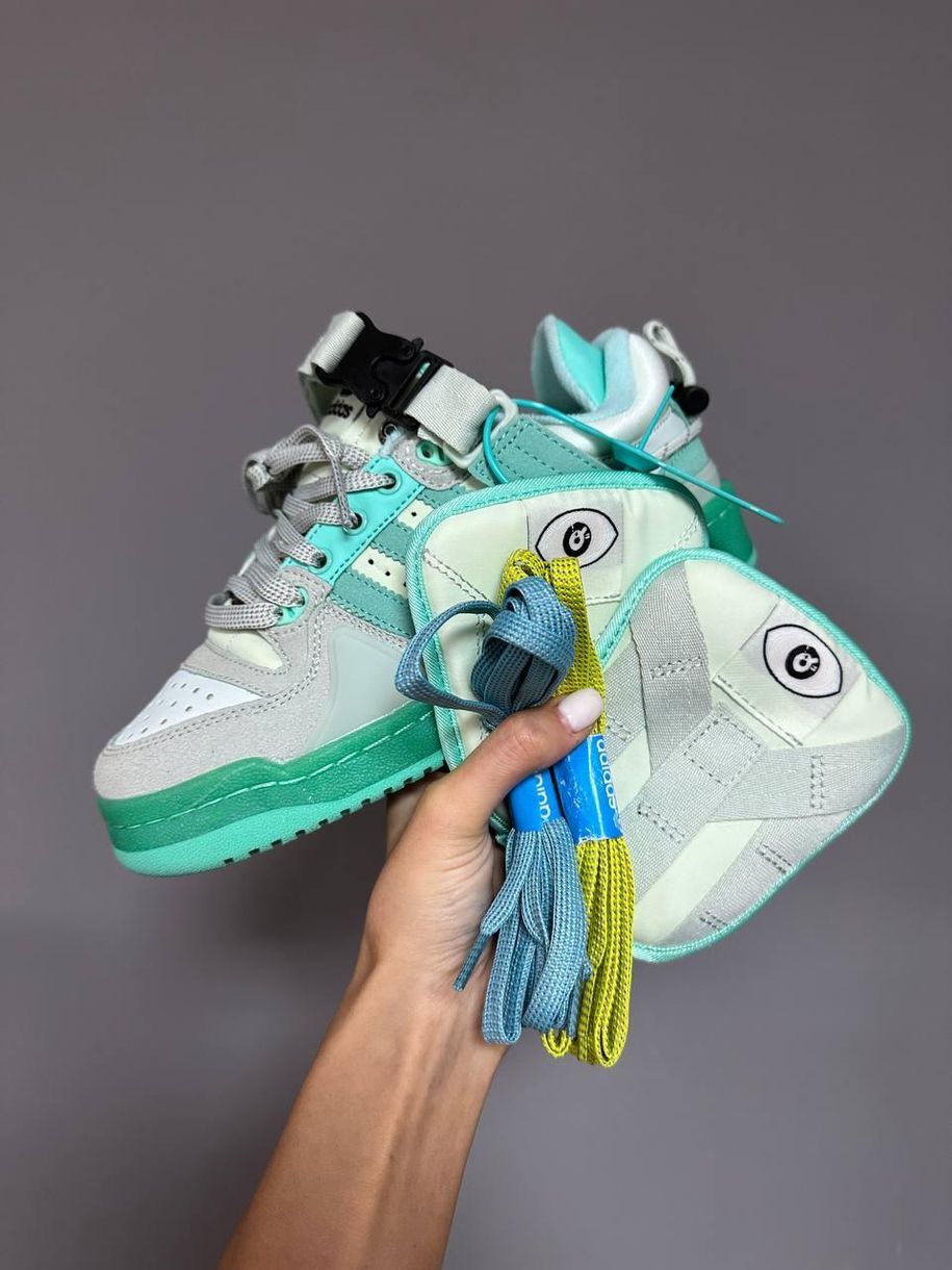 Кросівки Adidas Forum x Bad Bunny Mint 9223 фото