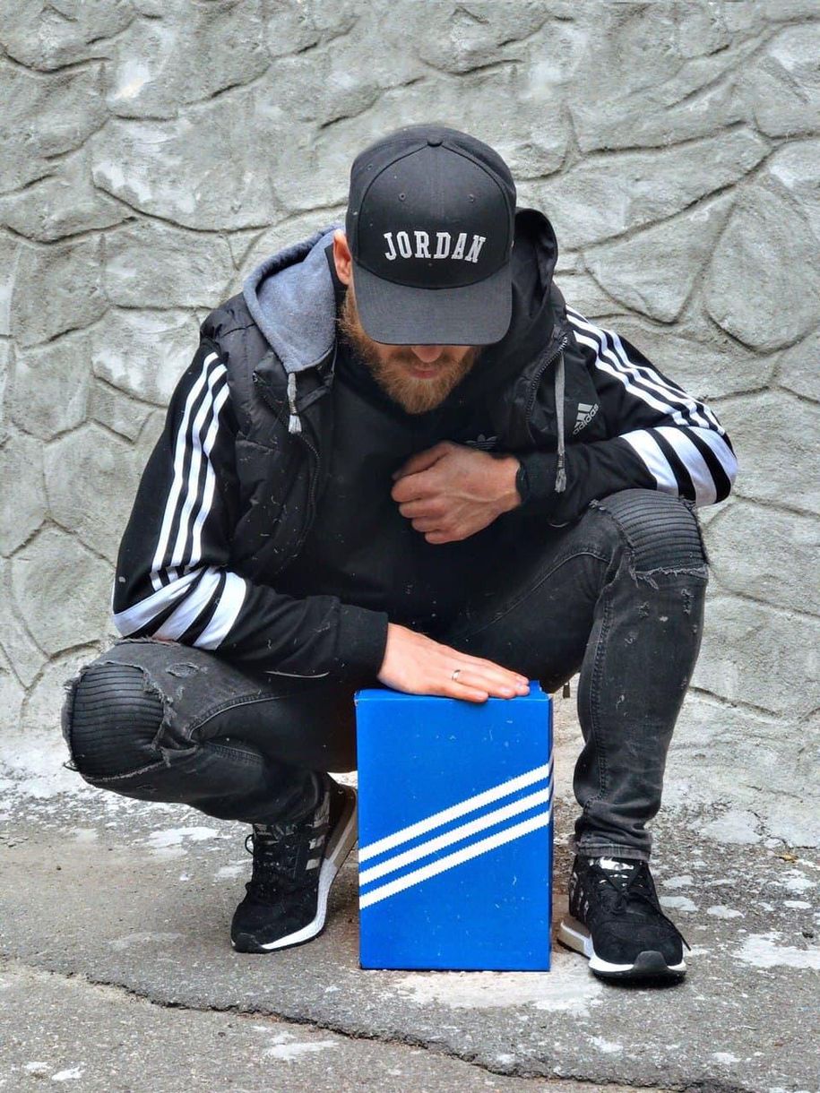 Кросівки Adidas ZX 500 RM Black Como 3221 фото