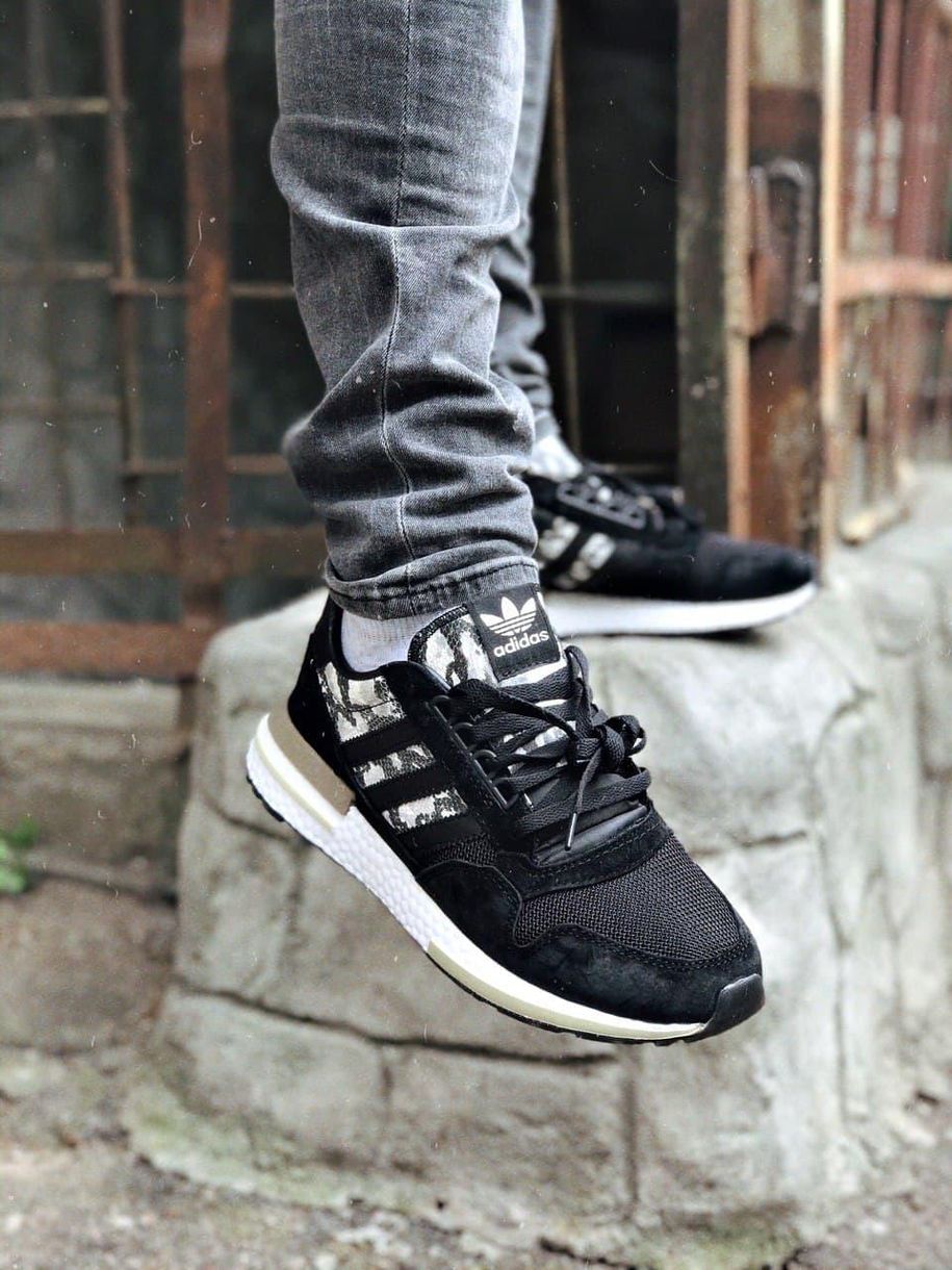 Кросівки Adidas ZX 500 RM Black Como 3221 фото