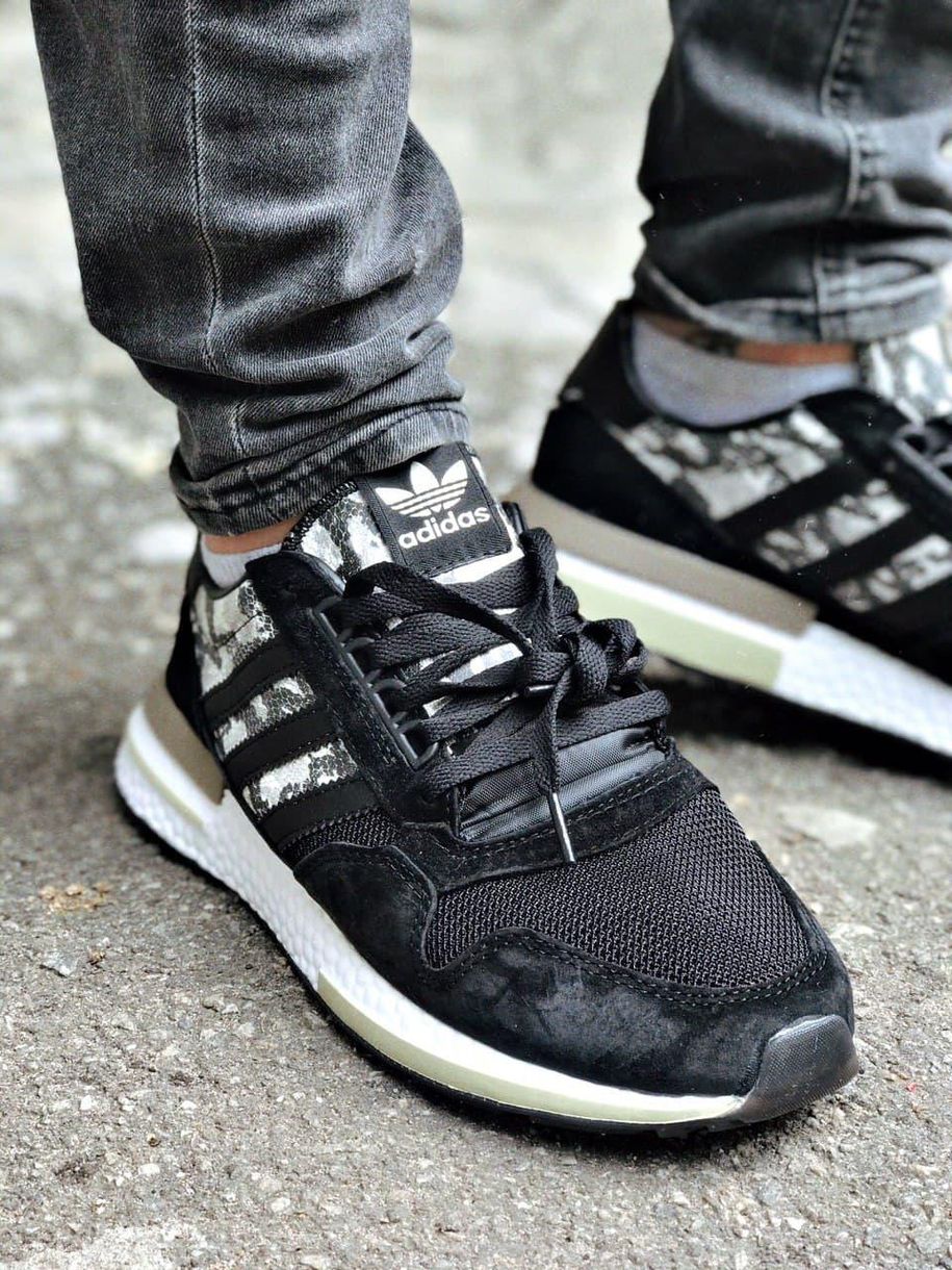 Кросівки Adidas ZX 500 RM Black Como 3221 фото