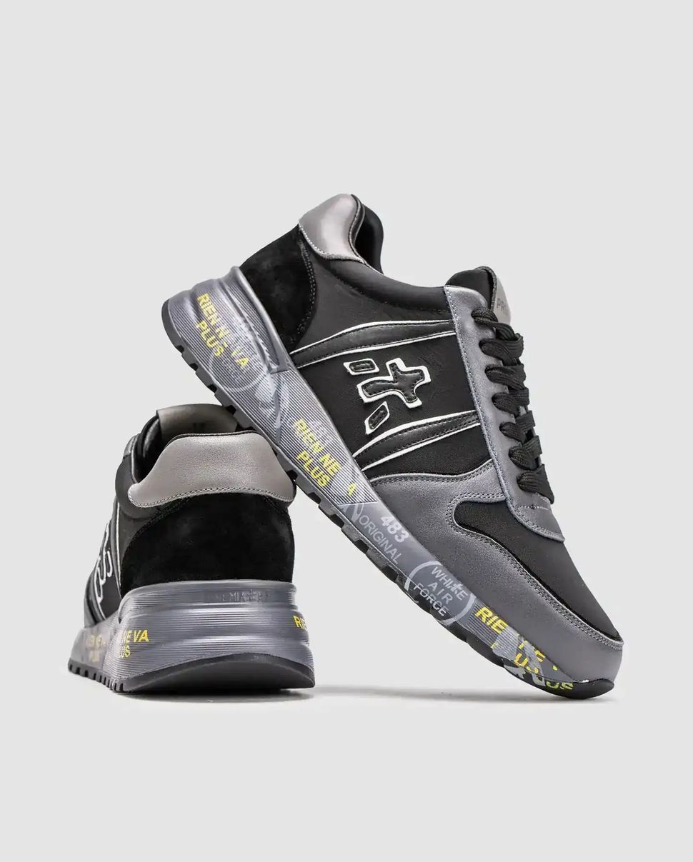 Premiata Mase Black Grey, 36