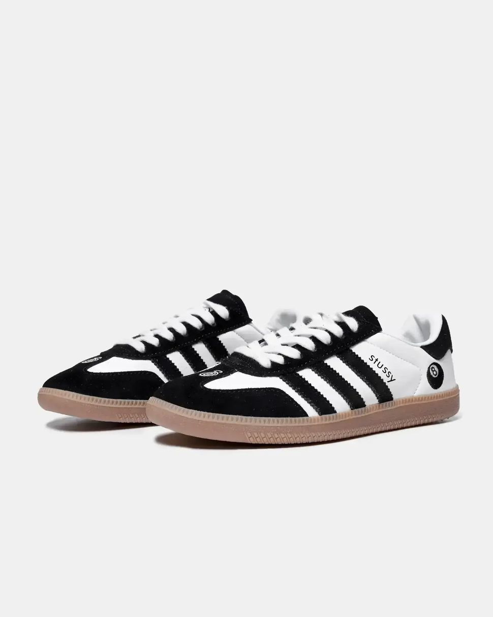 Adidas Samba x St&uuml;ssy 8 Ball Black White
