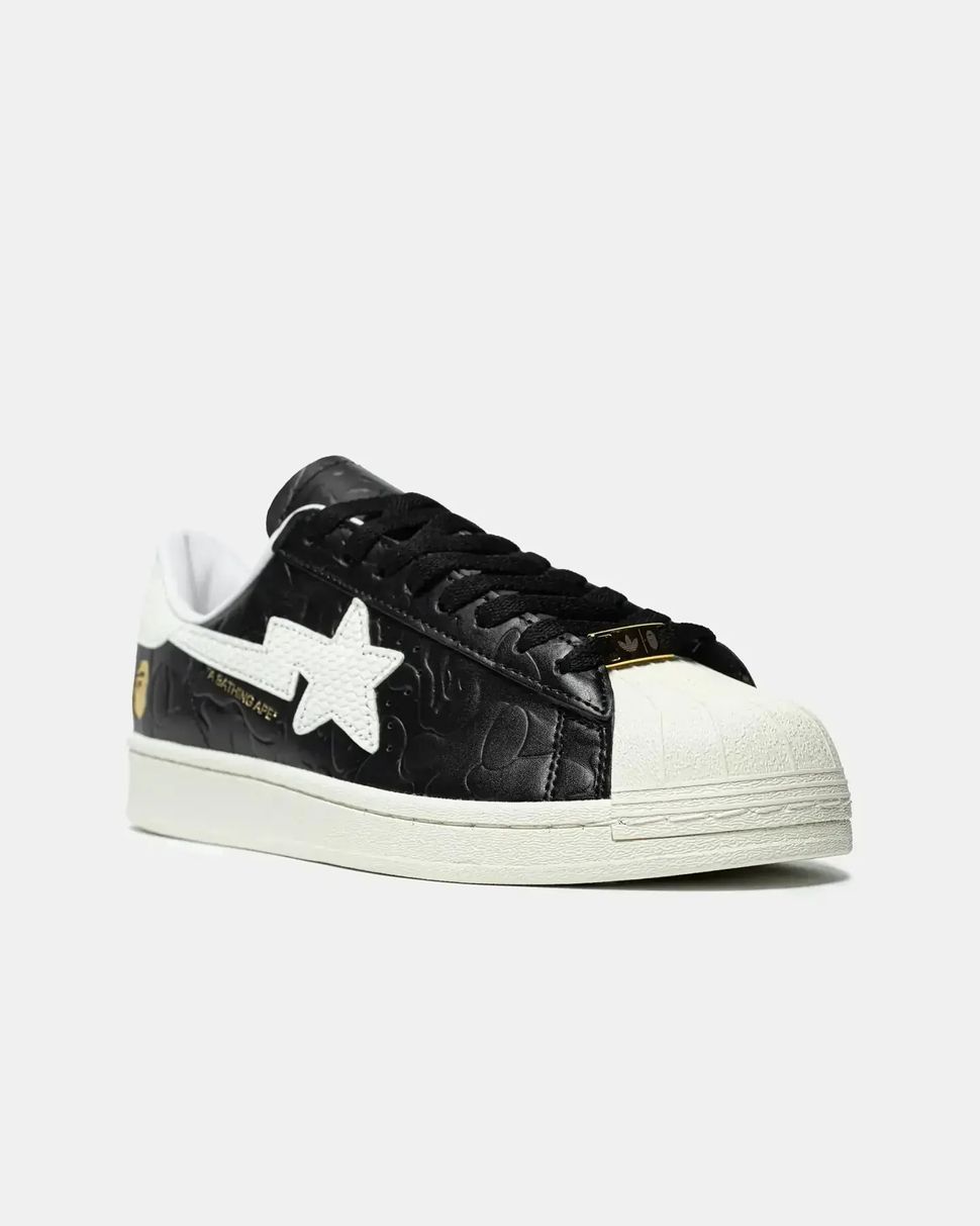 Adidas Superstar x A Bathing Ape Black White, 41