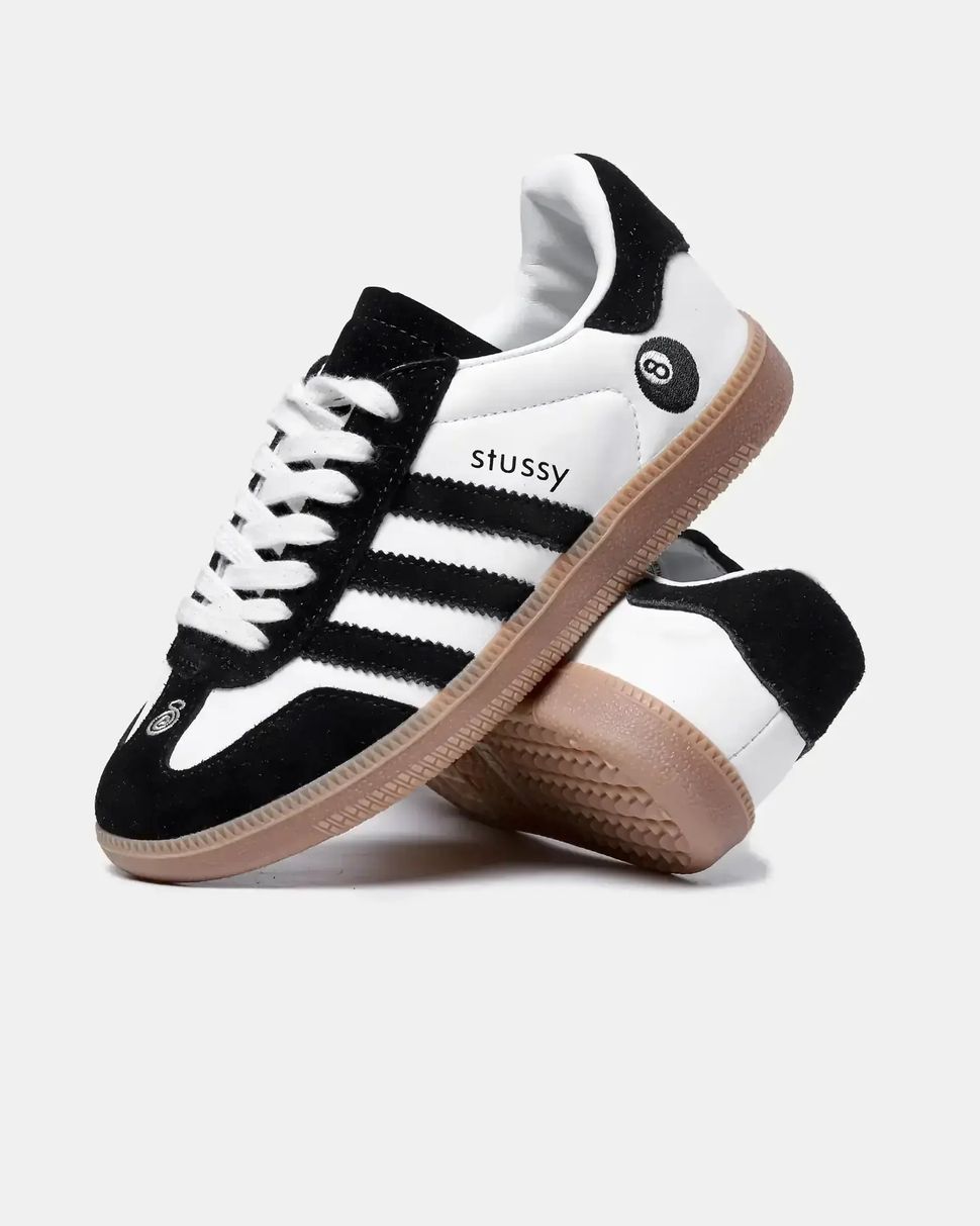 Adidas Samba x St&uuml;ssy 8 Ball Black White