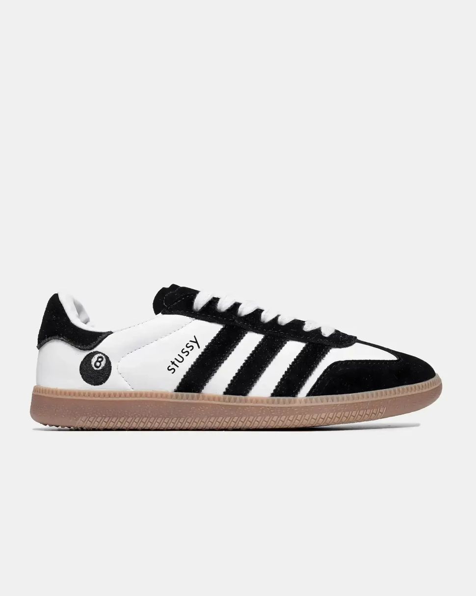 Adidas Samba x St&uuml;ssy 8 Ball Black White