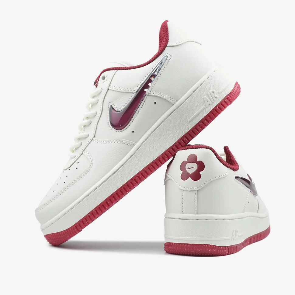 Nike Air Force 1 Low White Red, 38