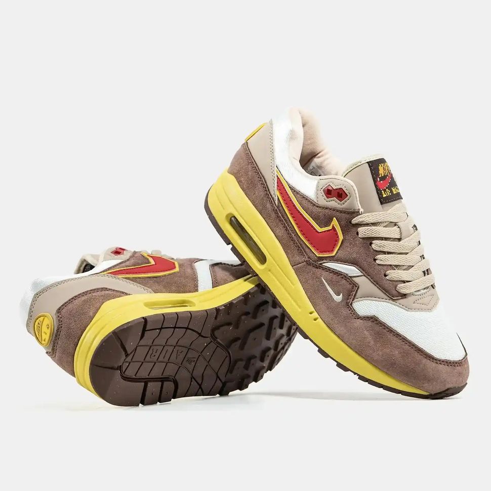 Nike Air Max 1 &ldquo;Keep Rippin Stop Slippin 2.0&rdquo; Brown Yellow Red, 40