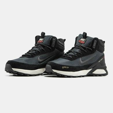 Nike Rivah High Gore-Tex Fur Black Grey Red, розмір 44